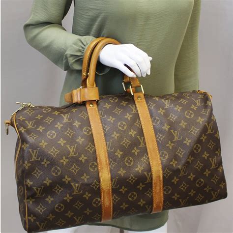 louis vuitton keepall bandoulière 45 monogram|louis vuitton monogram keepall 45.